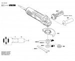 Bosch 3 601 G92 270 GWS 11-125 P Angle Grinder 230 V / GB Spare Parts GWS11-125P